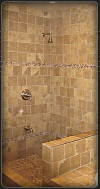 douche sur mesure – custom shower